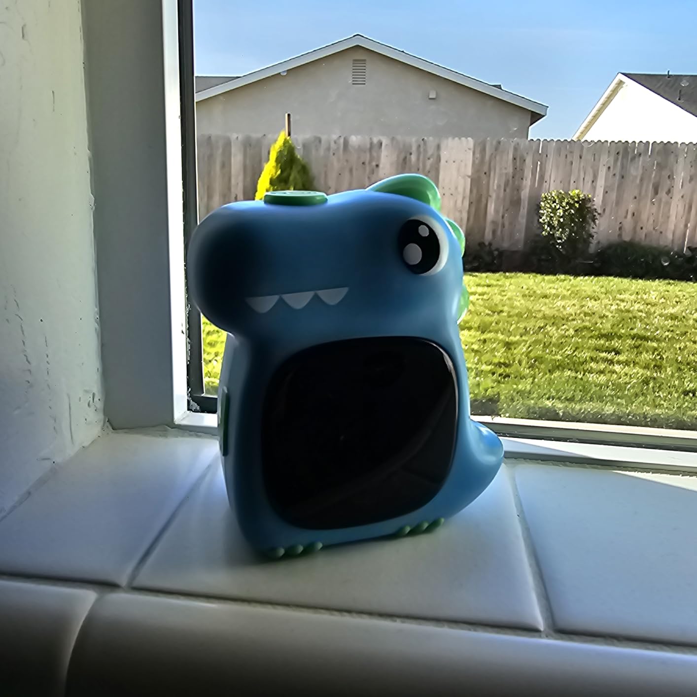 Visual Timer for Kids, Blue Dinosaur Digital Toddler Timer Visual Countdown | Rechargeable, LED screen, Color Progress Ring, up to 99 minutes, TV, Potty Training, 2-Min Toothbrush Setting, Teeth Brushing customer photo 1