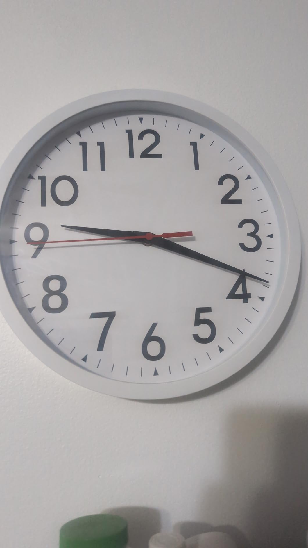 DAXSMY 14 Inch Atomic Wall Clock, Battery Operated Silent Non Ticking | Black analog clock; large easy-read dial for outdoor, classroom, living room, bedroom & bathroom; 1 AA battery (not included) customer photo 1