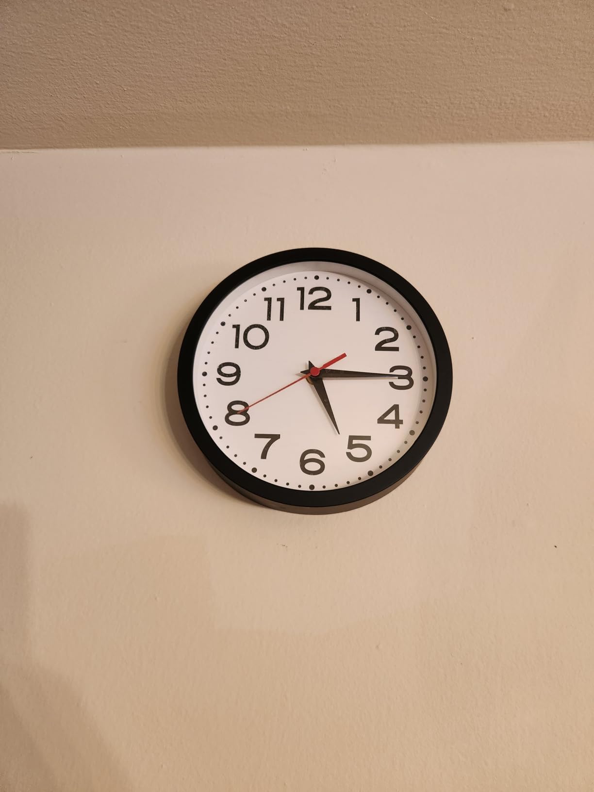 Roymnie 14 Inch Atomic Wall Clock, Battery Operated Silent Non Ticking | Silver analog wall clock; bold numerals for easy reading; silent non-ticking; 1 AA battery (not included); for classroom customer photo 1