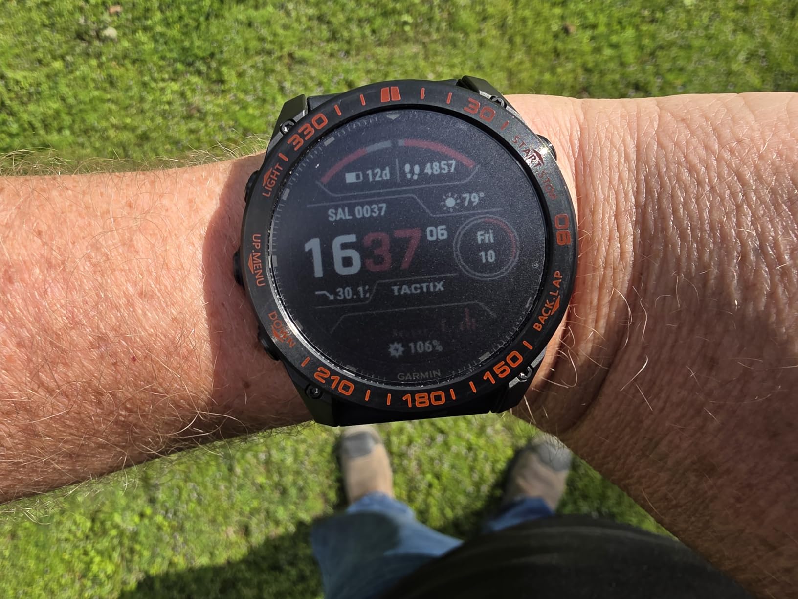 Garmin tactix 8 Solar, Premium Tactical GPS Smartwatch, 51mm | Solar Charging, Applied Ballistics Ultralight Solver, Dedicated Tactical Features, Built-In Flashlight customer photo 1