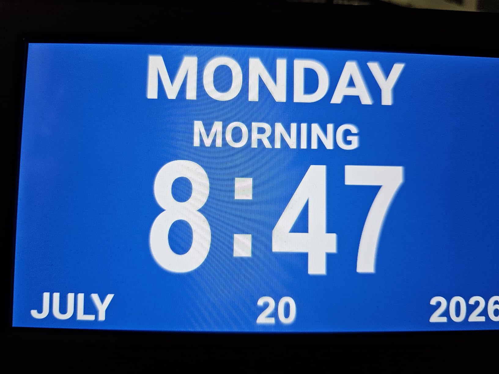 7'' Dementia Clocks for Seniors, Large Display Digital Clock with Date Time | Easy to Read and Setup, Alarm Clocks for Bedrooms, 10 Reminders & 6 Alarms, Auto DST, Alzheimer Elderly Seniors Gifts, Black customer photo 1