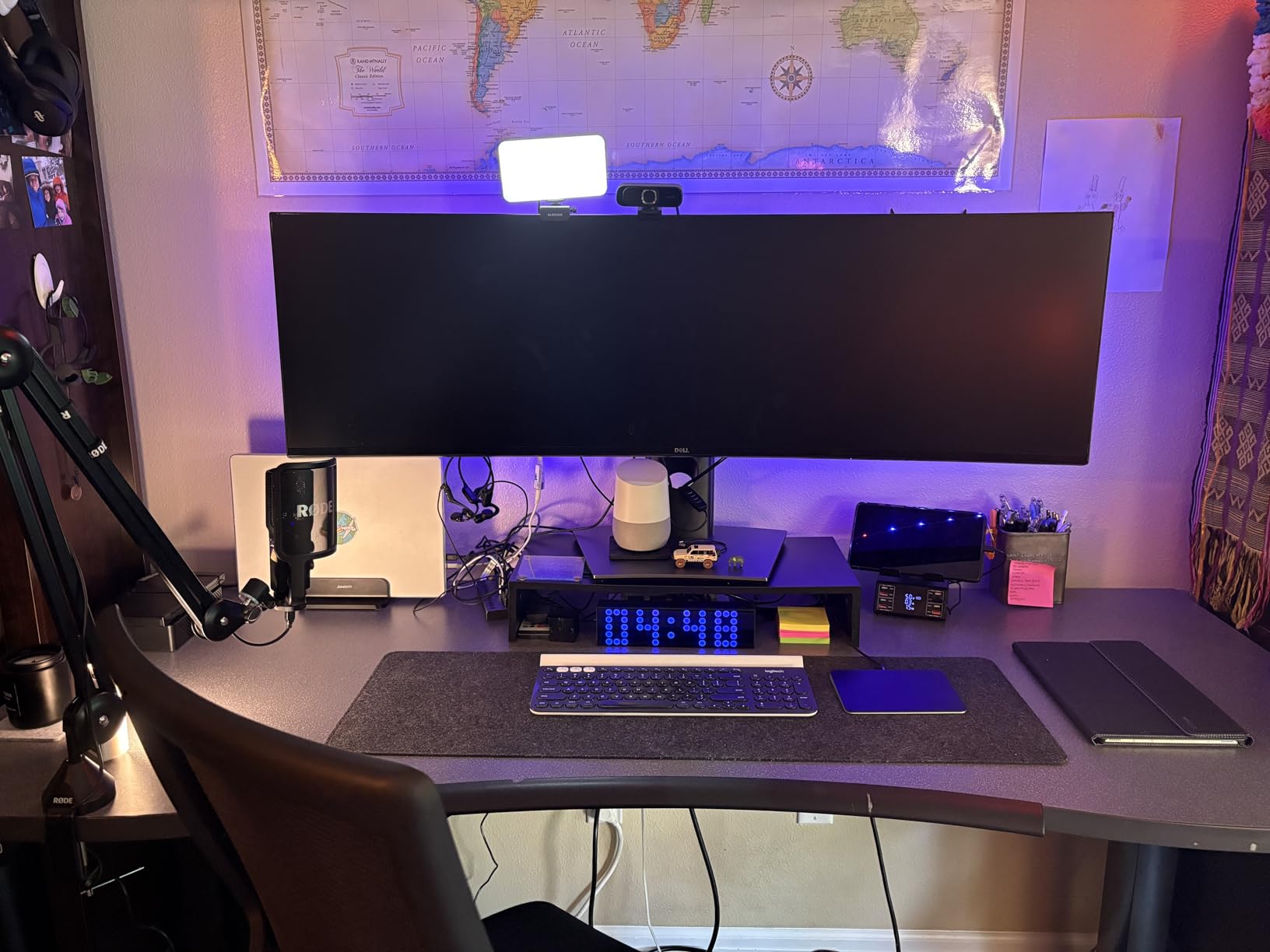 YEELIGHT Smart LED Pixel Display, RGB Gaming Desk Decor with Clock, Custom Text & Emoji, Music Sync Pixel Art, Matter & Alexa Compatible, App Controlled 16M Colors for Game Room, Bedroom, Streamer customer photo 2