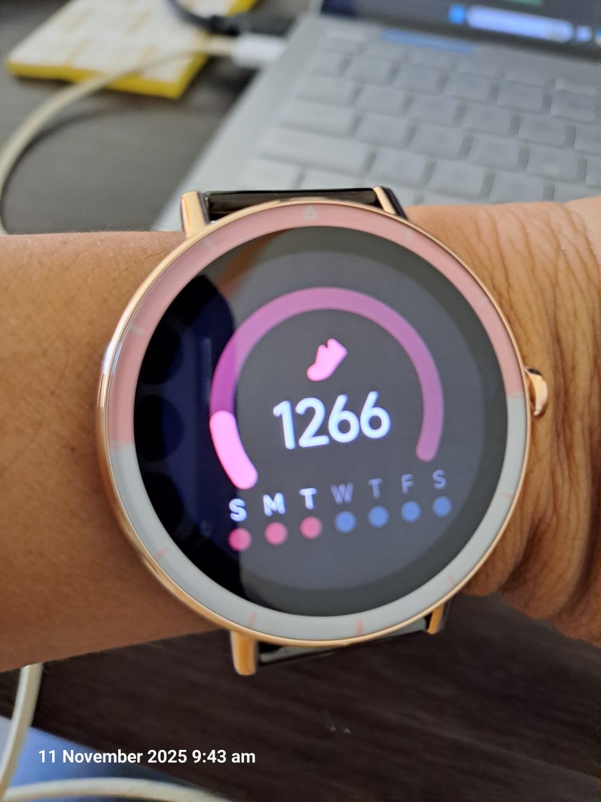 Smart Watches for Women Android/iPhone, Fitness Tracker with Calls & Answer, IP68 Waterproof, Activity Pedometer, Heart Rate/SpO2 Monitor, 100+ Sports Mode, Two Bands customer photo 1