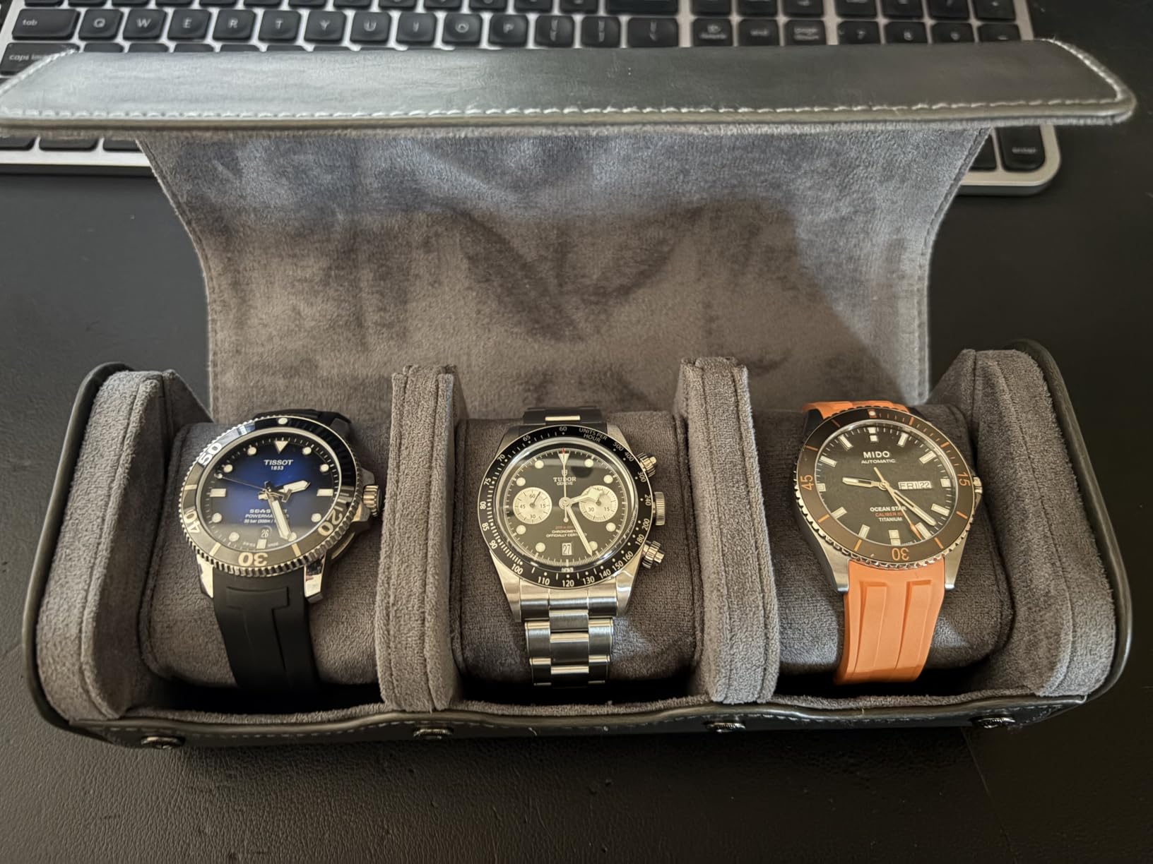 ProCase Watch Travel Case, 2 Slot PU Leather Watch Roll Box for Men, Brown | Portable Watch Organizer, Anti-Shift Angled Pillow Track, Scratch Resistant Soft Lining, Ideal Gift for Him/Her customer photo 2