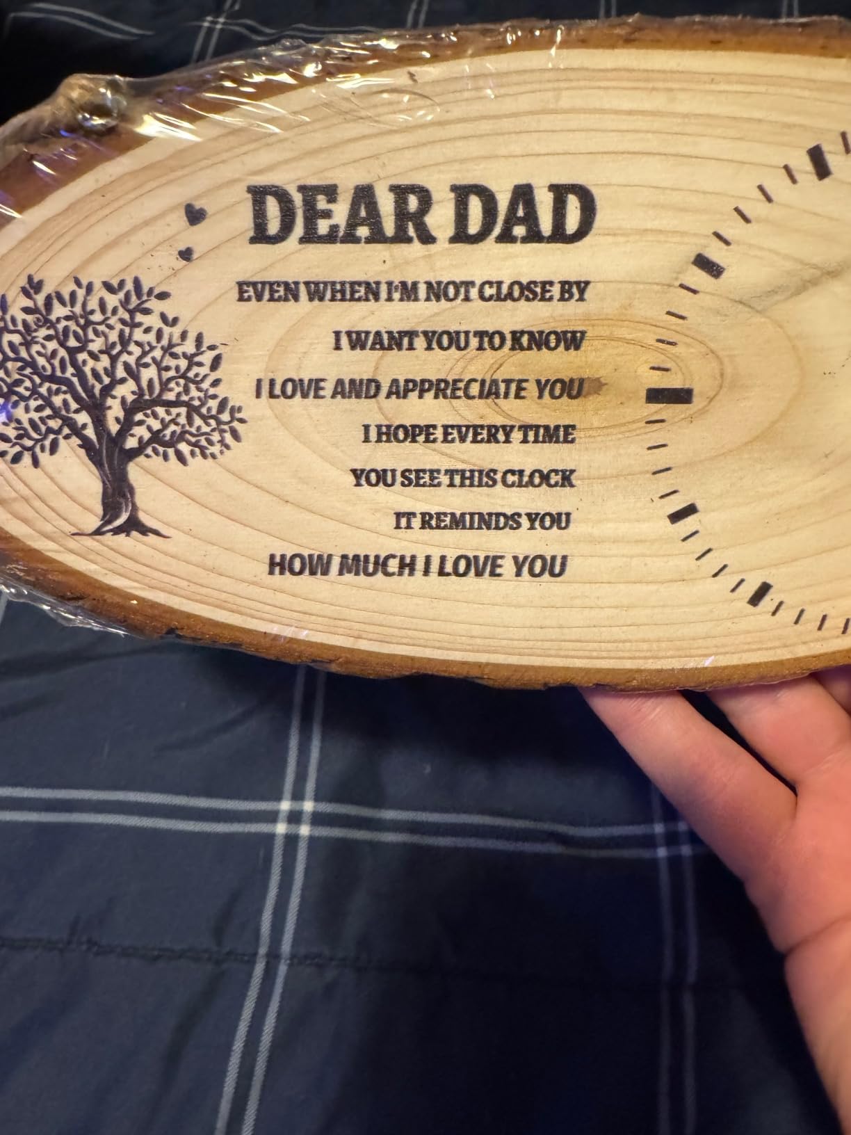 BeauGift Gifts for Son, Wooden Clock Gifts for Son Birthday from Mom Dad, Fathers Day Birthday Gifts for Son in Law, Present from Mother Father to My Son | DIY Engraved Clock for Home Decor customer photo 2