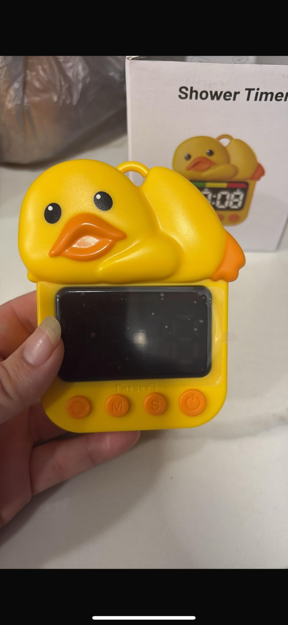 Doli Yearning Kids Shower Timer Waterproof for Bathroom Duck Timer | Quacking Sound; Magnetic Charging; Long Battery Life customer photo 1