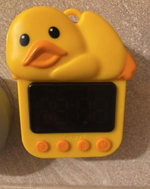 Doli Yearning Kids Shower Timer Waterproof for Bathroom Duck Timer | Quacking Sound; Magnetic Charging; Long Battery Life customer photo 2