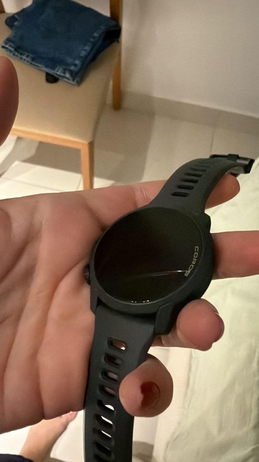 COROS PACE 4 Ultralight Sport GPS Watch for Run, Black Silicone, Standard customer photo 1