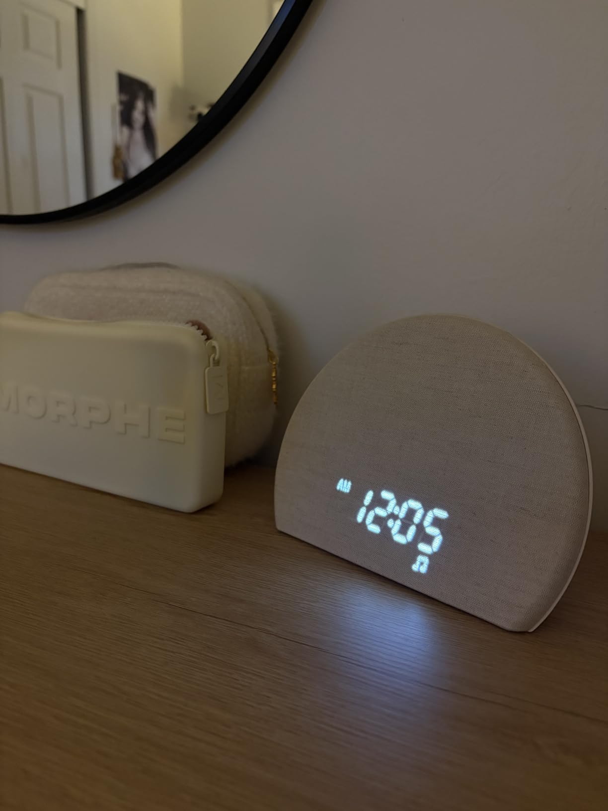 White Noise Sound Machine Sunrise Alarm Clock - 30 Non-Looping Soothing Sleep Sounds with LoFi and Healing Music| 10-Color Ambient Light & Sunlamp | No App Screen Free Sleep for Baby Adults Kids customer photo 2