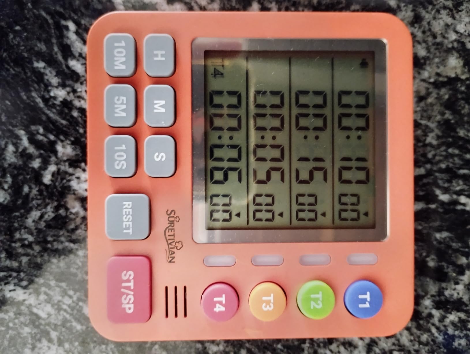Digital Kitchen Timer with 4 Channel, Loud Alarm and Silent Mode | Magnetic Cooking Timer with Count Up & Countdown for Kids and Seniors, Large Display to Read, Auto Memory, Battery Included customer photo 2