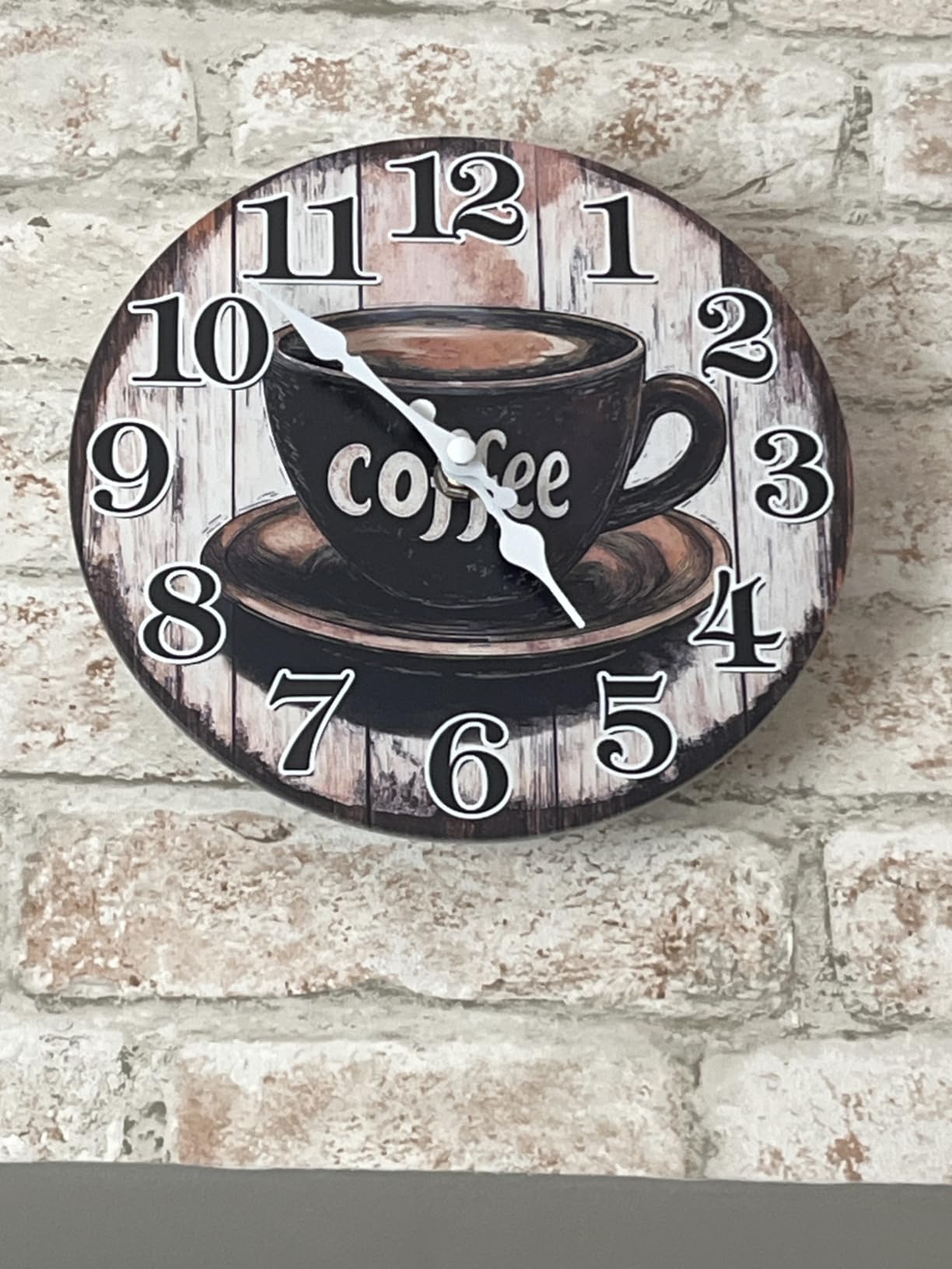 14 Inch Large Outdoor Clocks Waterproof, Glass Beach Decor Wall Clock | Pool Patio Bathroom Home customer photo 1