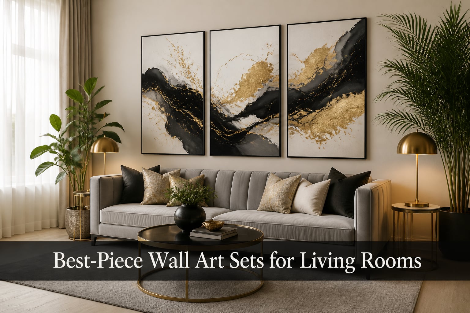 Best 3-Piece Wall Art Sets for Living Rooms