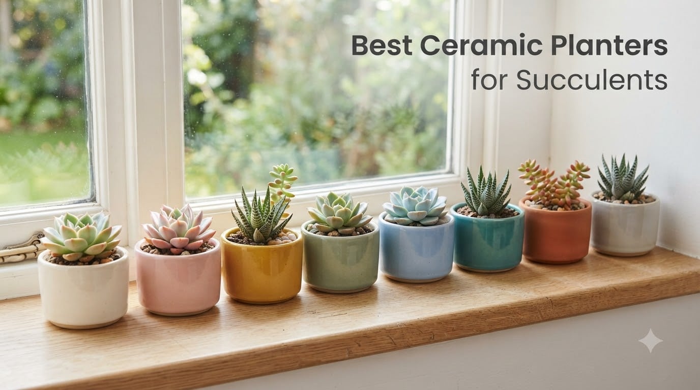 Best Ceramic Planters for Succulents