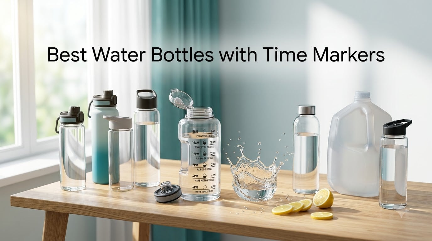 Best Water Bottles with Time Markers