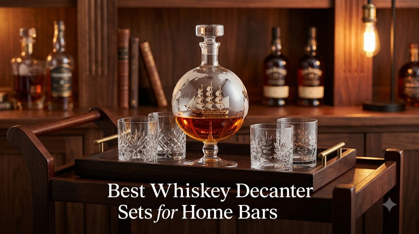 Best Whiskey Decanter Sets for Home Bars