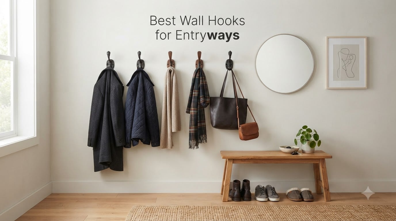 Best Wall Hooks for Entryways