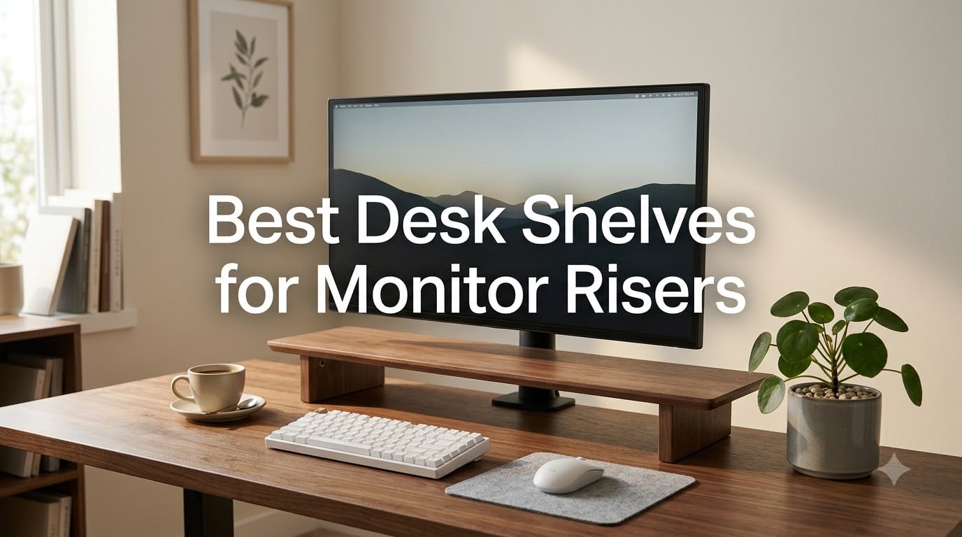 Best Desk Shelves for Monitor Risers