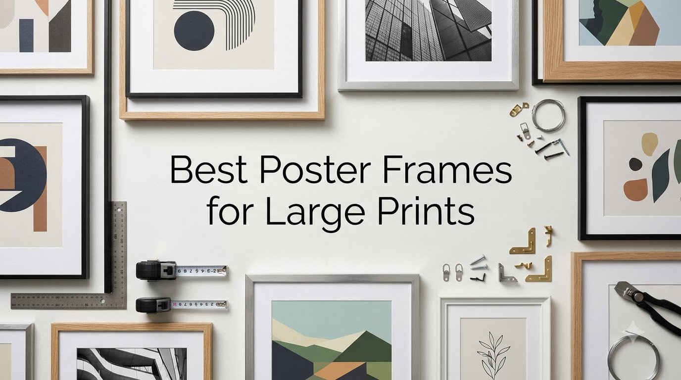 Best Poster Frames for Large Prints