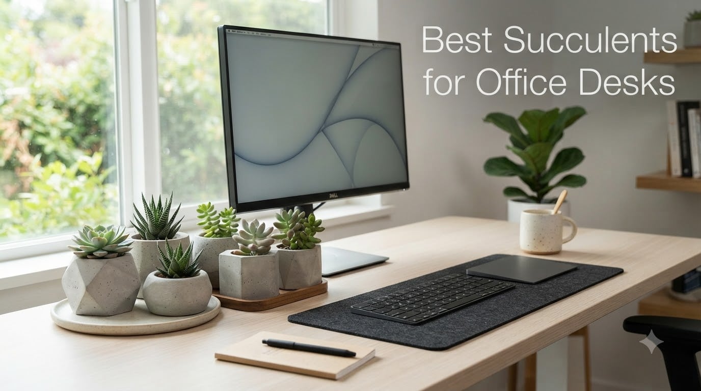 Best Succulents for Office Desks