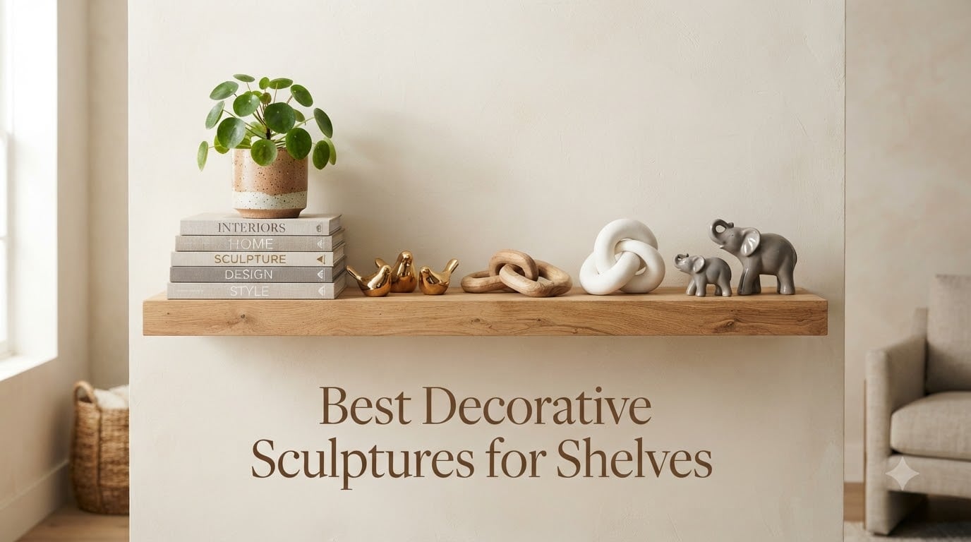 Best Decorative Sculptures for Shelves
