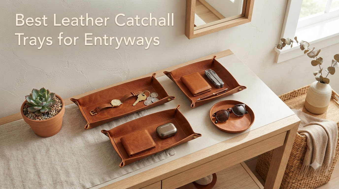 Best Leather Catchall Trays for Entryways