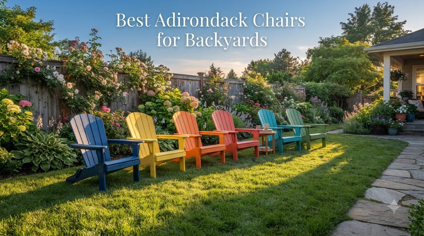 Best Adirondack Chairs for Backyards
