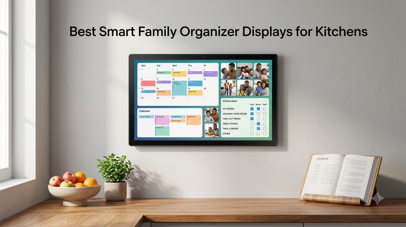 Best Smart Family Organizer Displays for Kitchens