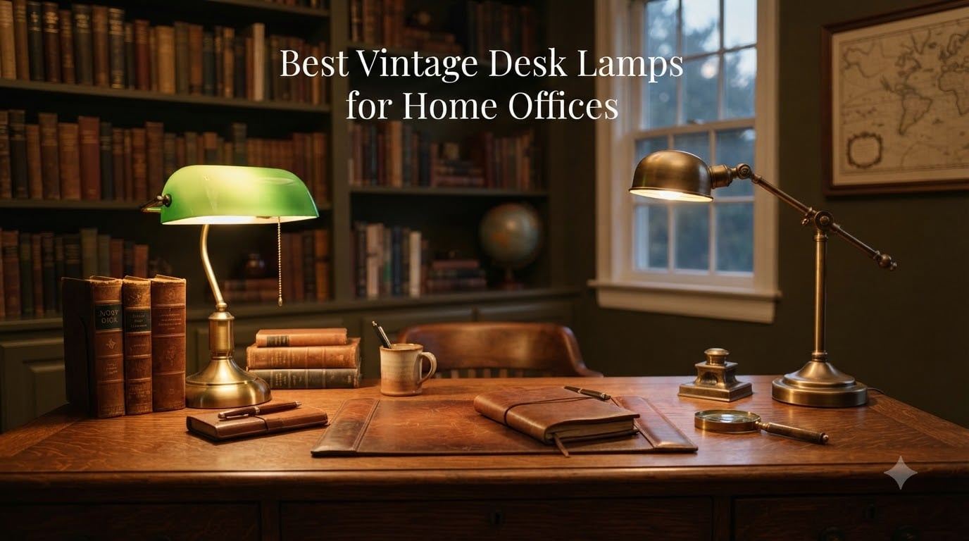 Best Vintage Desk Lamps for Home Offices