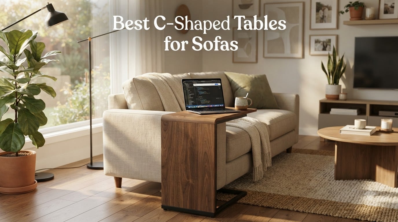 Best C-Shaped Tables for Sofas
