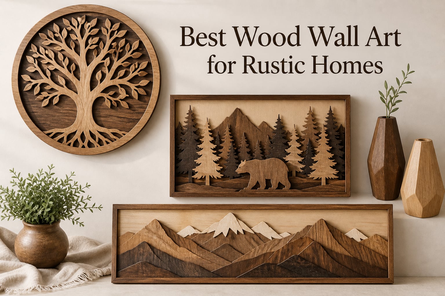 Best Wood Wall Art for Rustic Homes