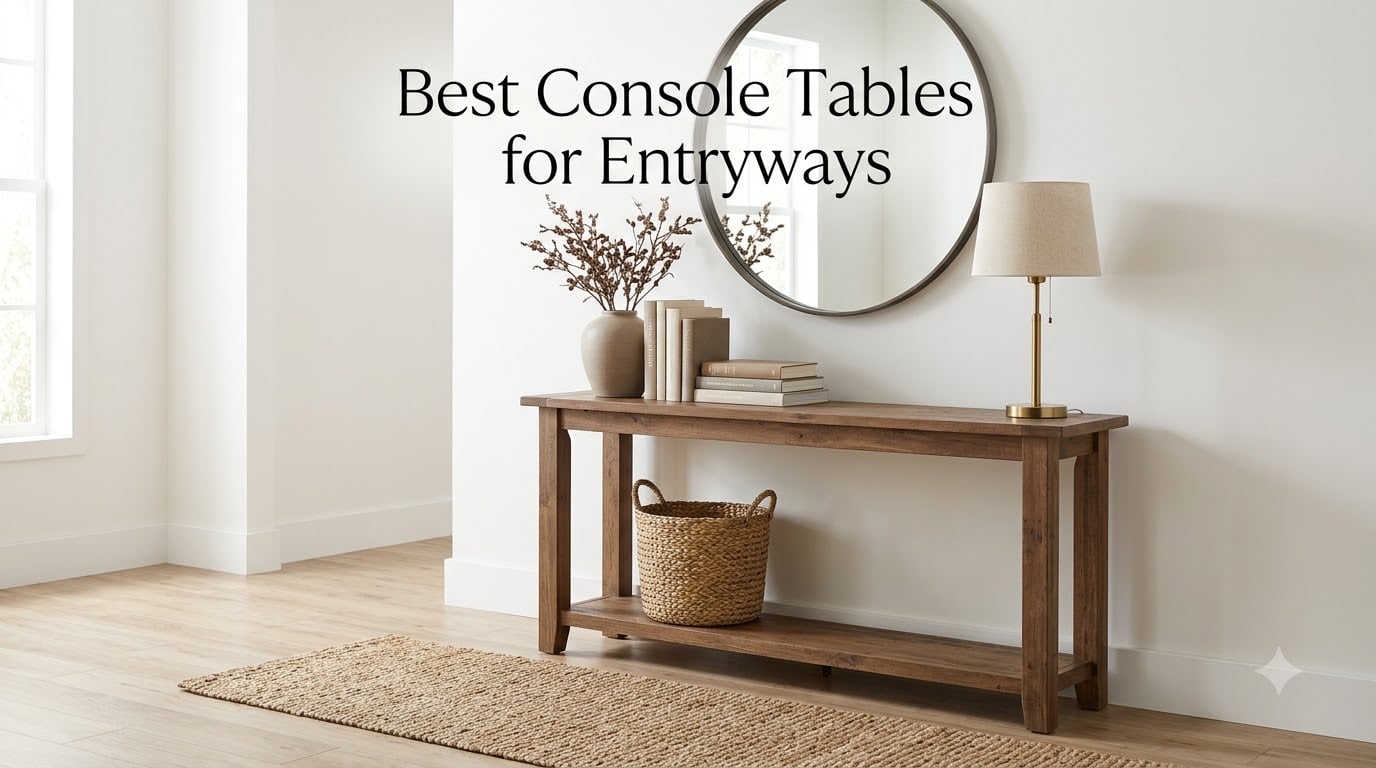 Best Console Tables for Entryways