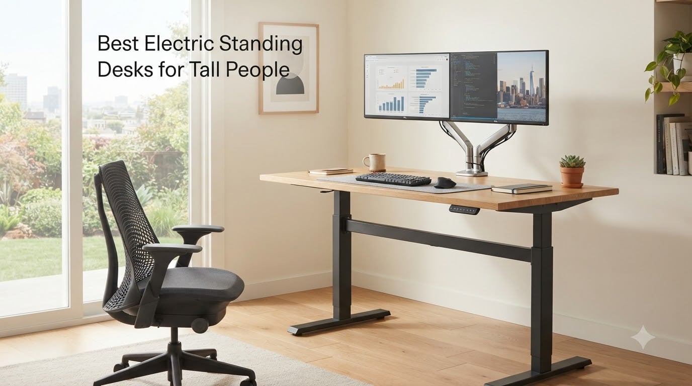 Best Electric Standing Desks for Tall People