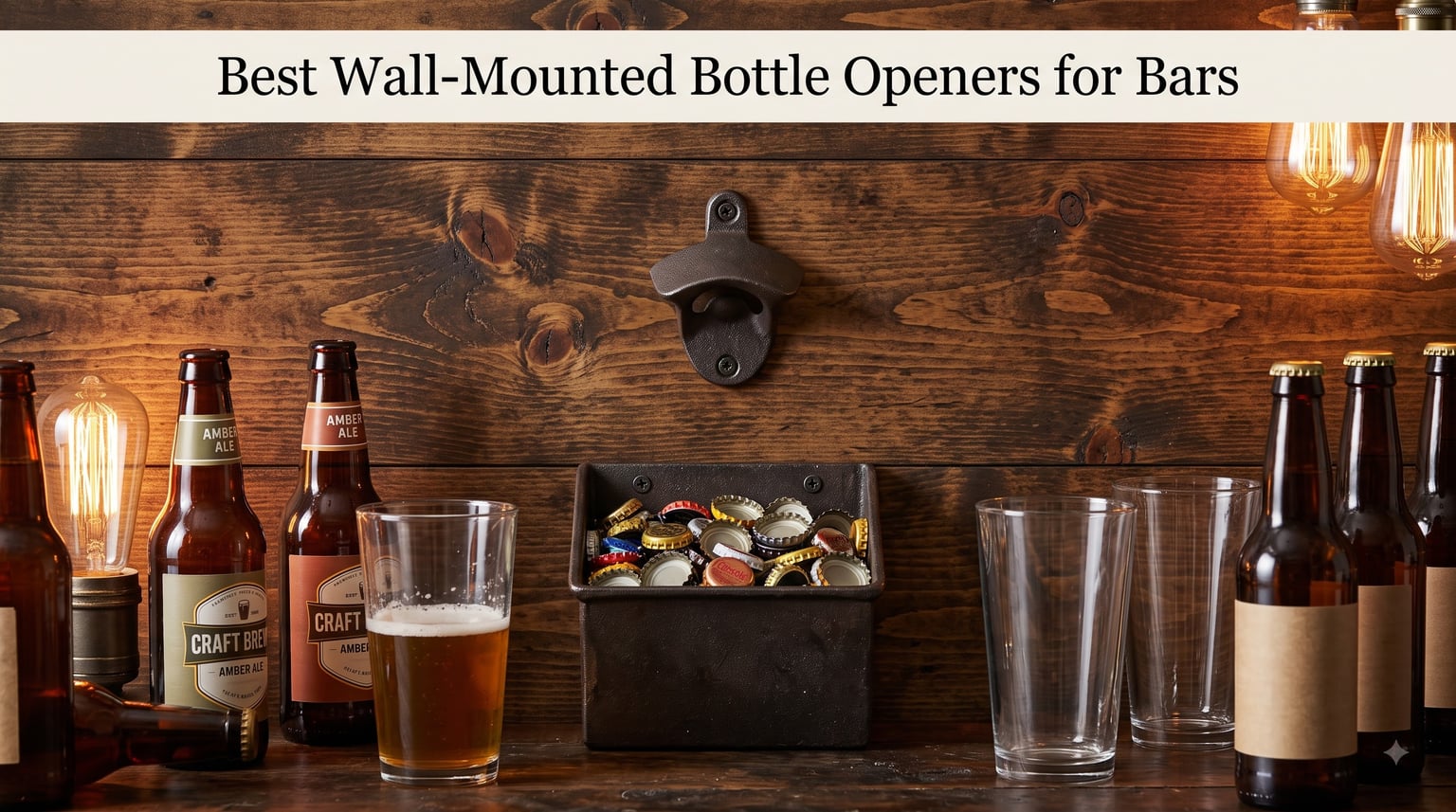 Best Wall-Mounted Bottle Openers for Bars