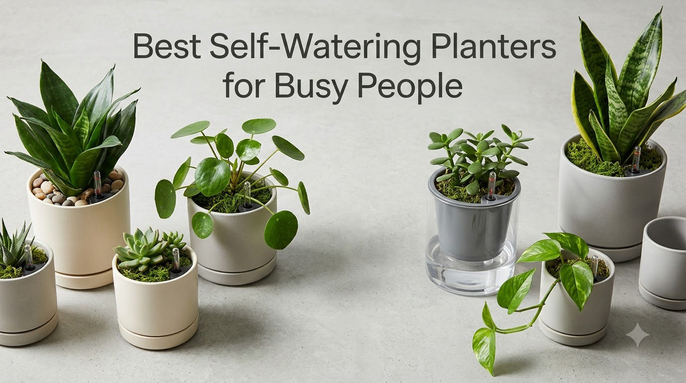 Best Self-Watering Planters for Busy People