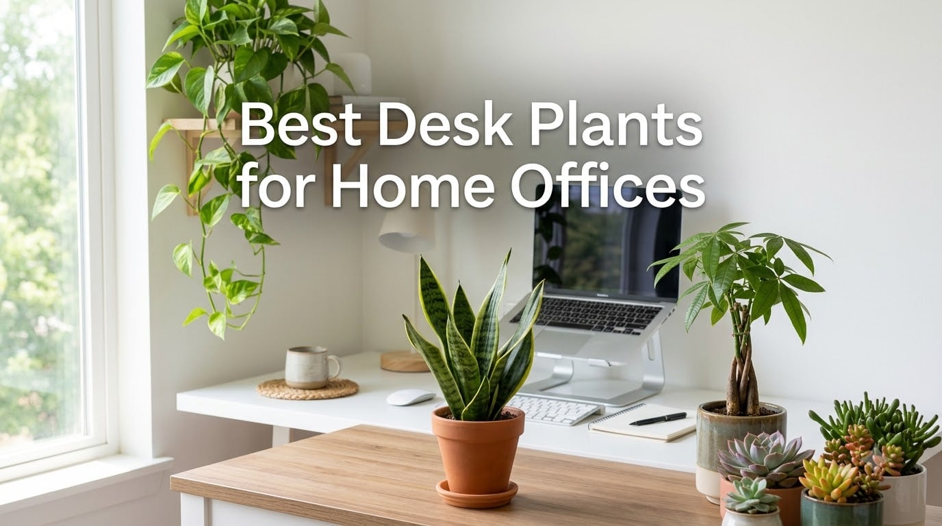 Best Desk Plants for Home Offices