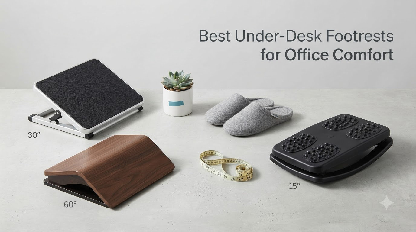 Best Under-Desk Footrests for Office Comfort