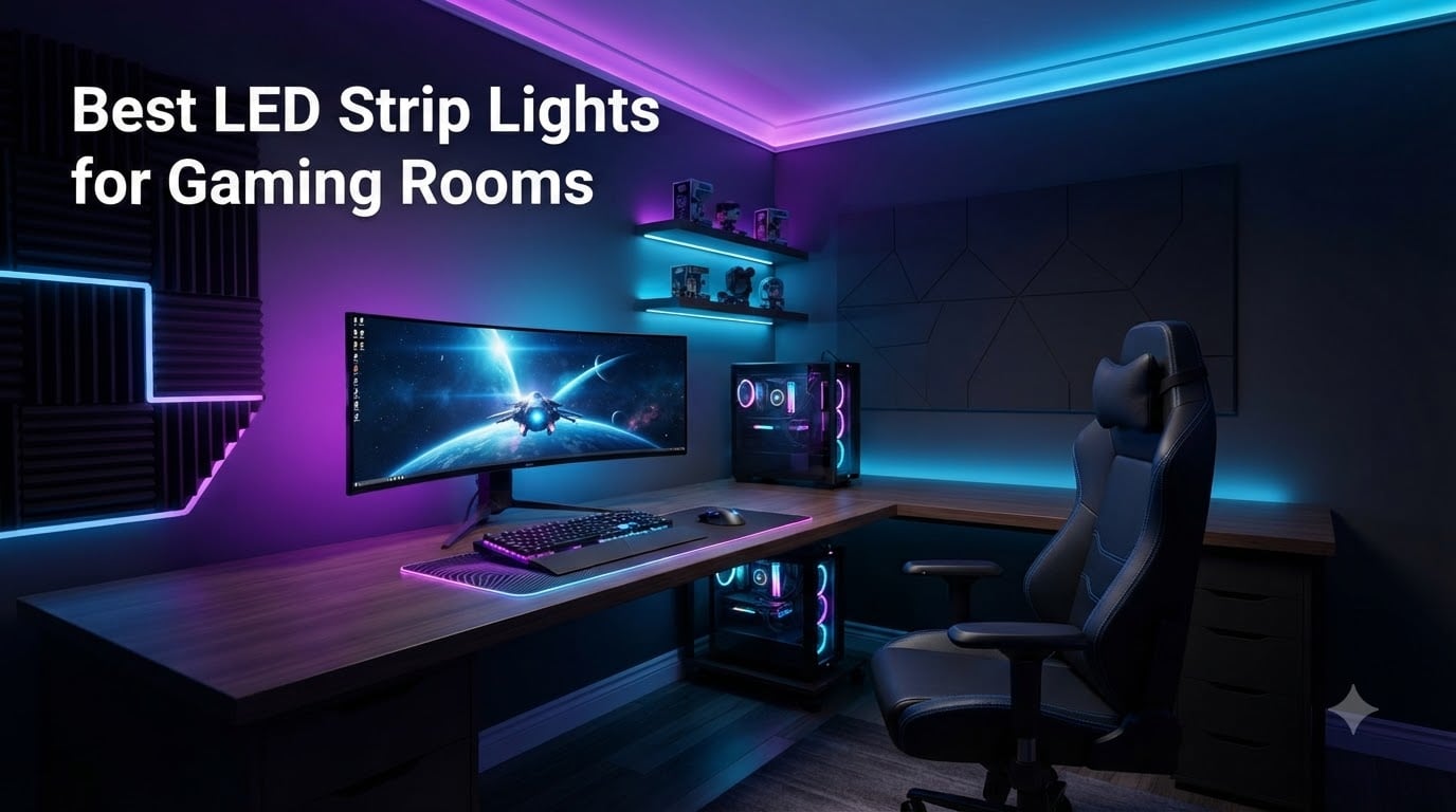 Best LED Strip Lights for Gaming Rooms