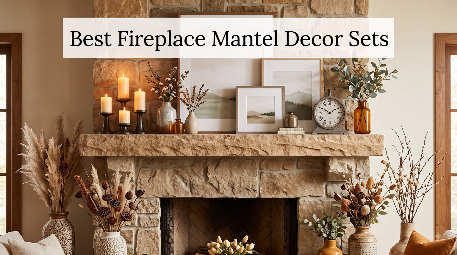 Best Fireplace Mantel Decor Sets