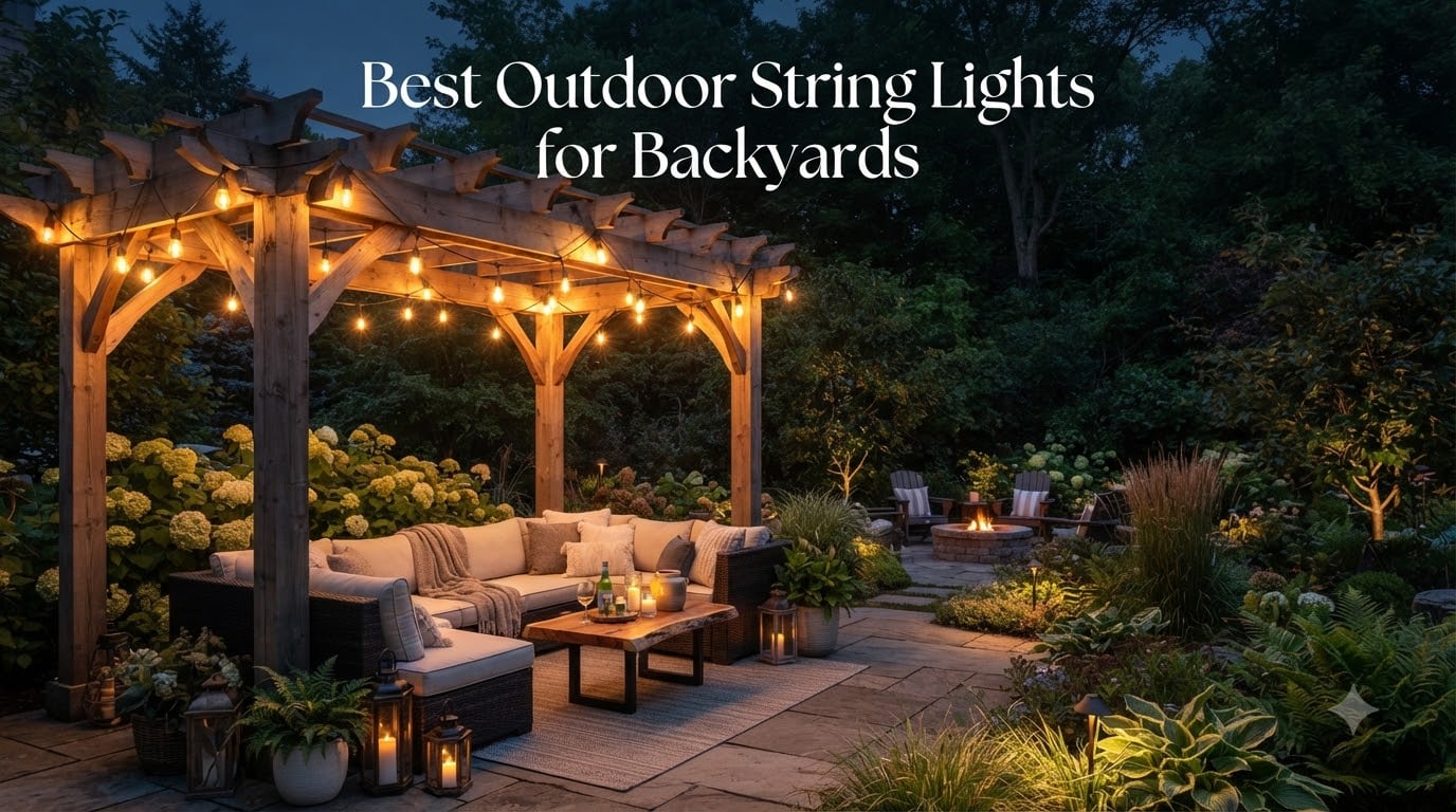 Best Outdoor String Lights for Backyards