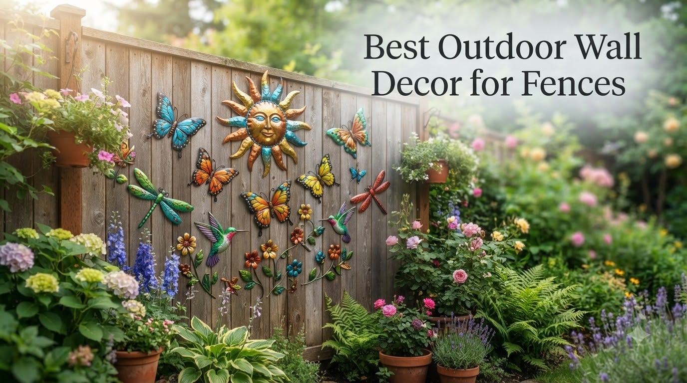 Best Outdoor Wall Decor for Fences
