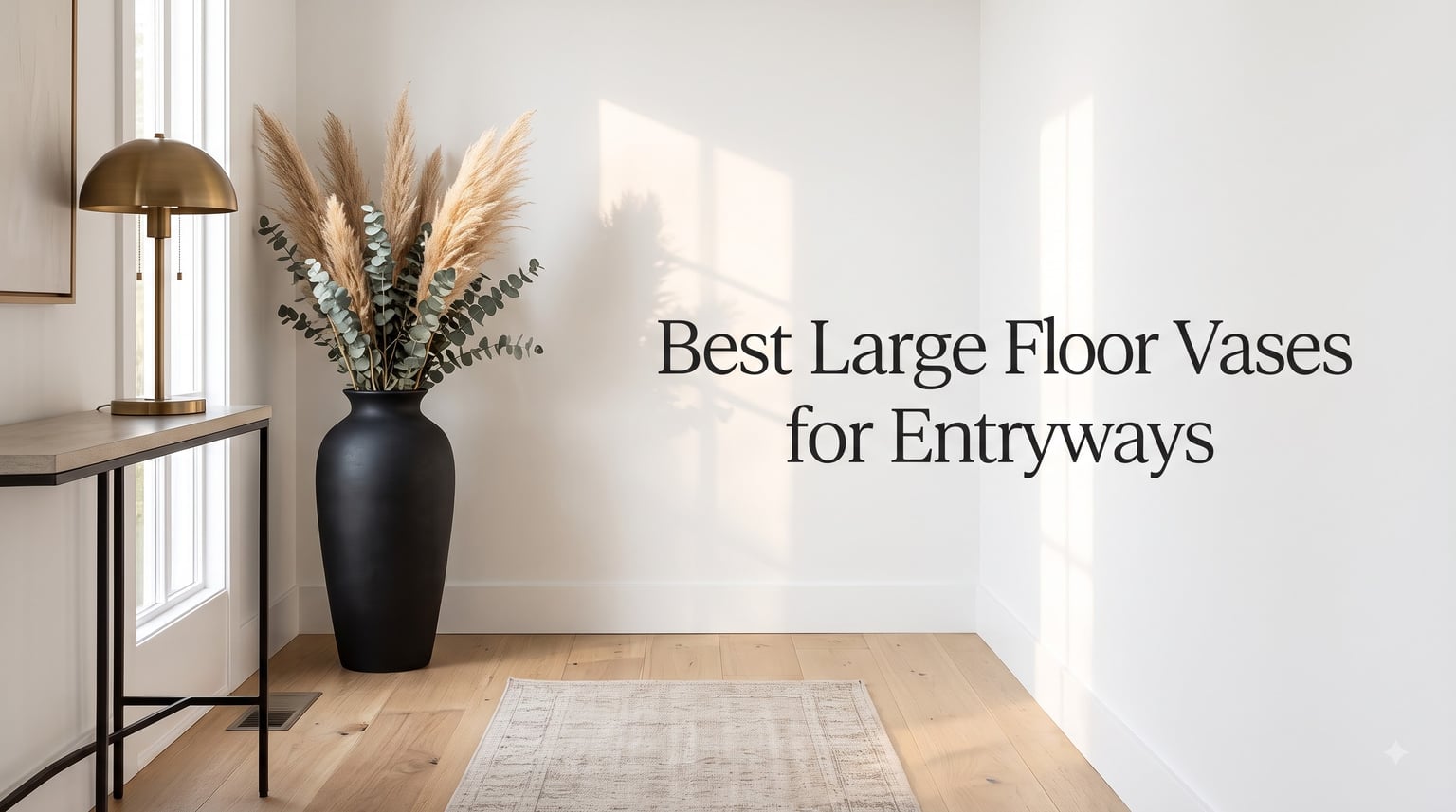 Best Large Floor Vases for Entryways