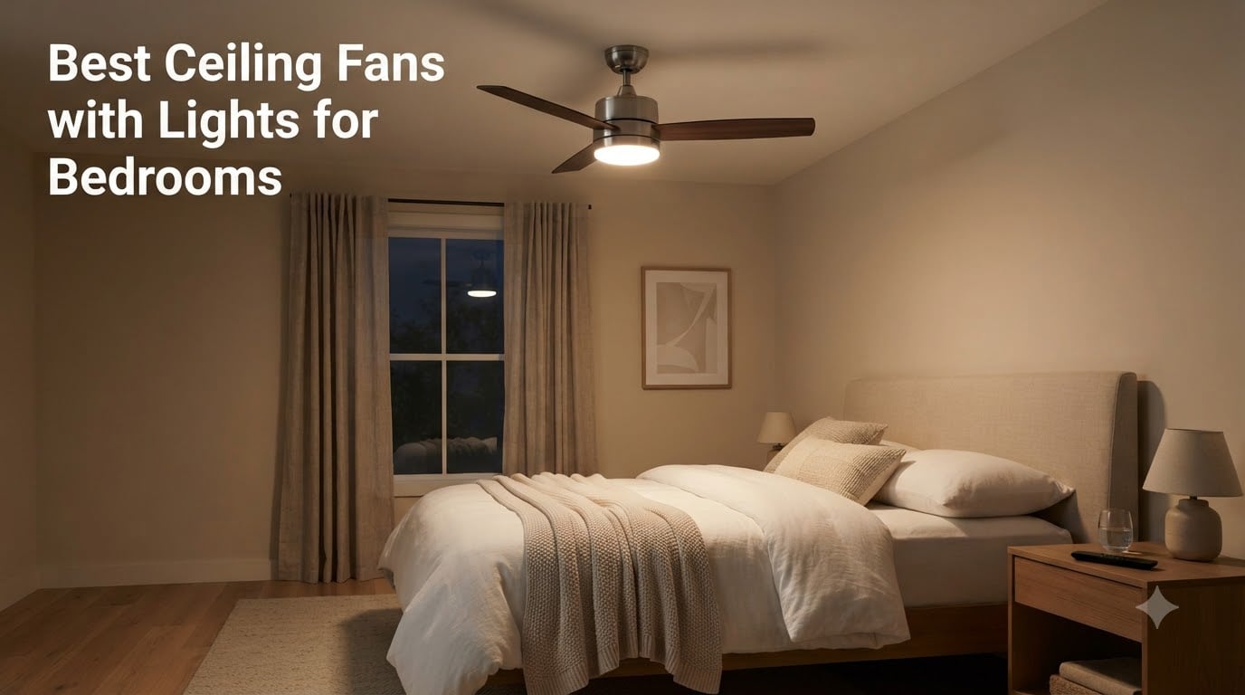 Best Ceiling Fans with Lights for Bedrooms