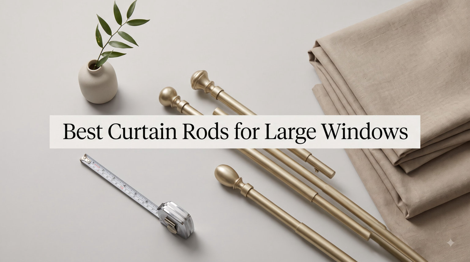 Best Curtain Rods for Large Windows