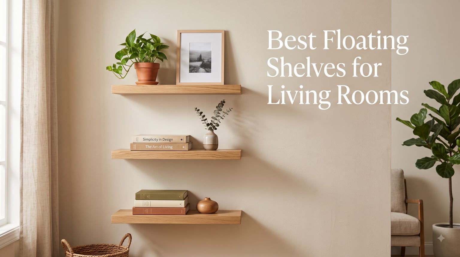 Best Floating Shelves for Living Rooms