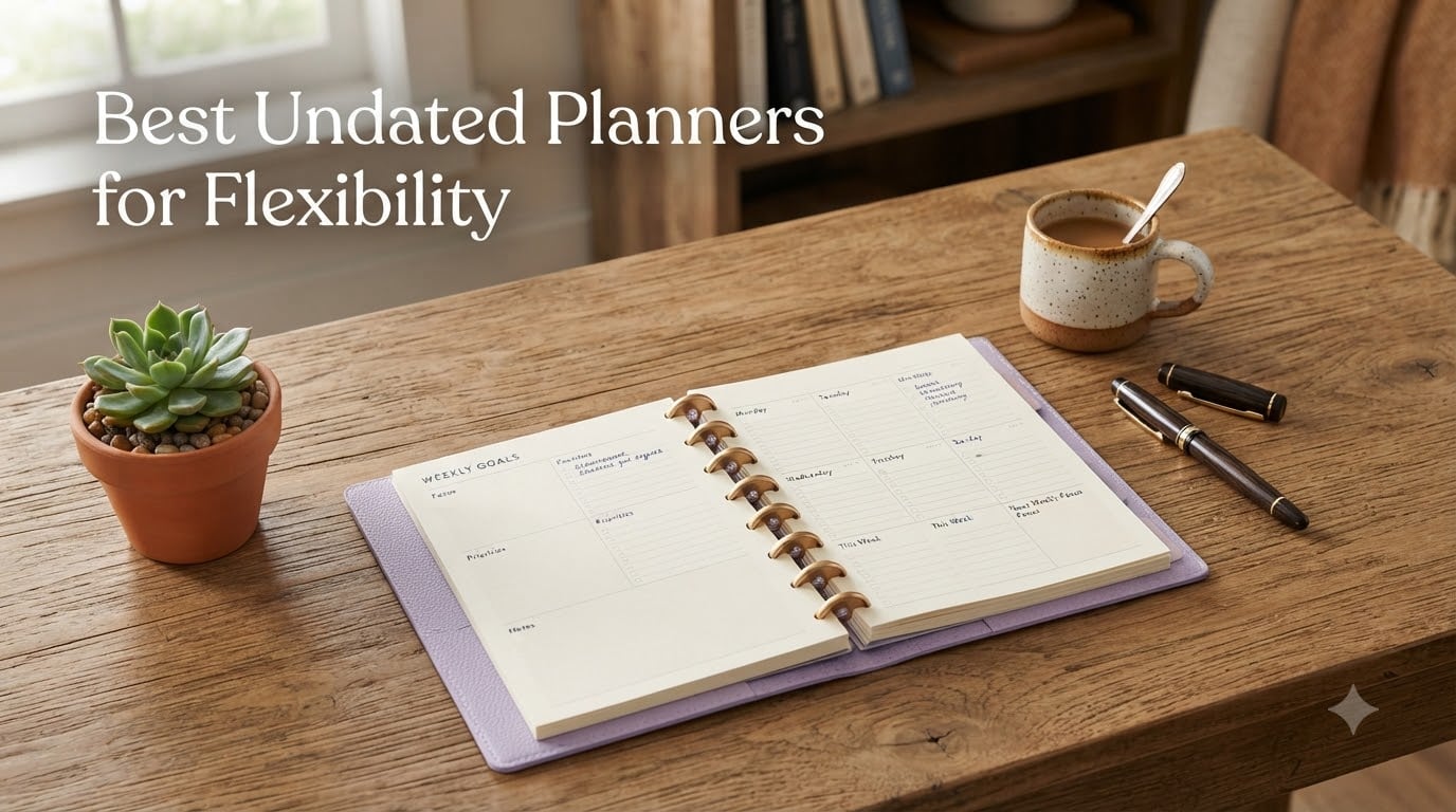 Best Undated Planners for Flexibility