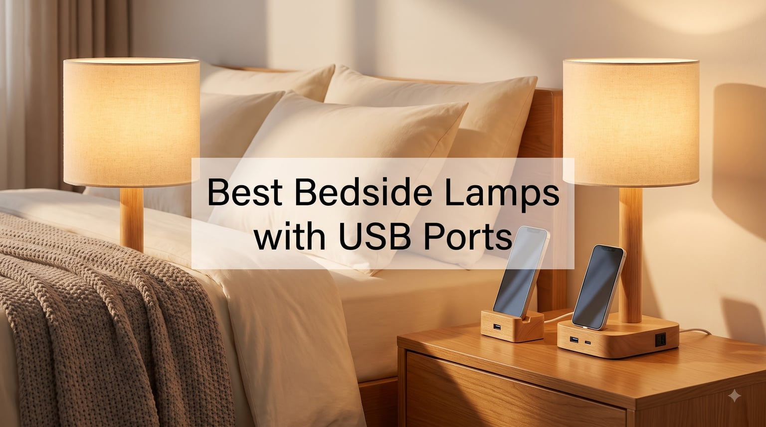 Best Bedside Lamps with USB Ports