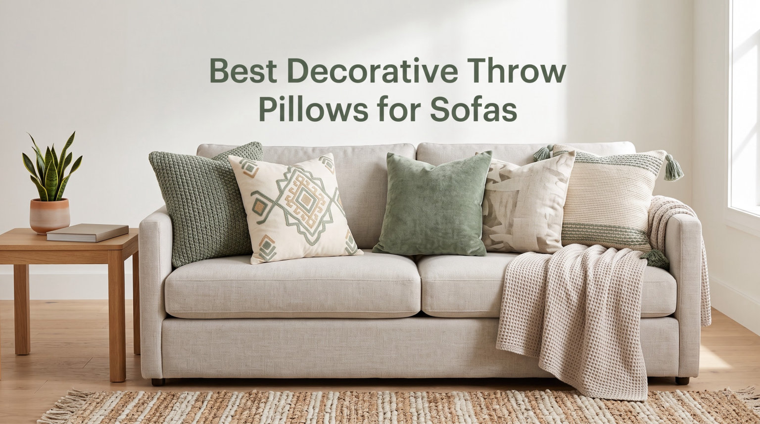 Best Decorative Throw Pillows for Sofas