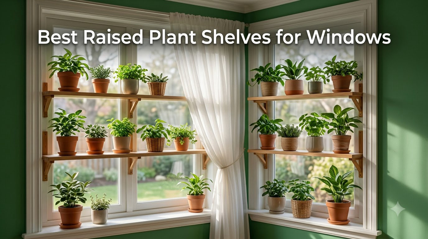 Best Raised Plant Shelves for Windows