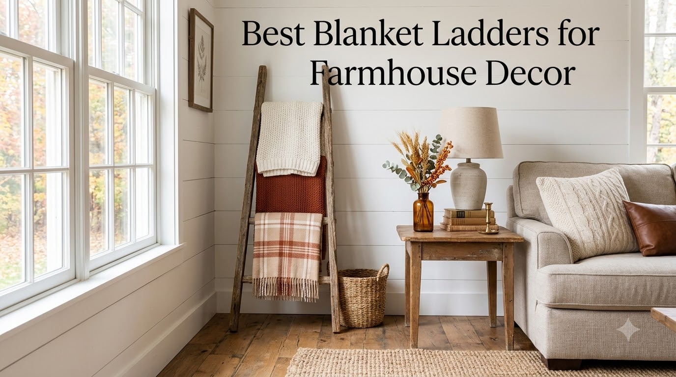 Best Blanket Ladders for Farmhouse Decor