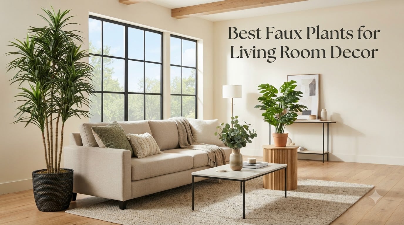Best Faux Plants for Living Room Decor